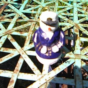 Nwot Snowman in navy uniform